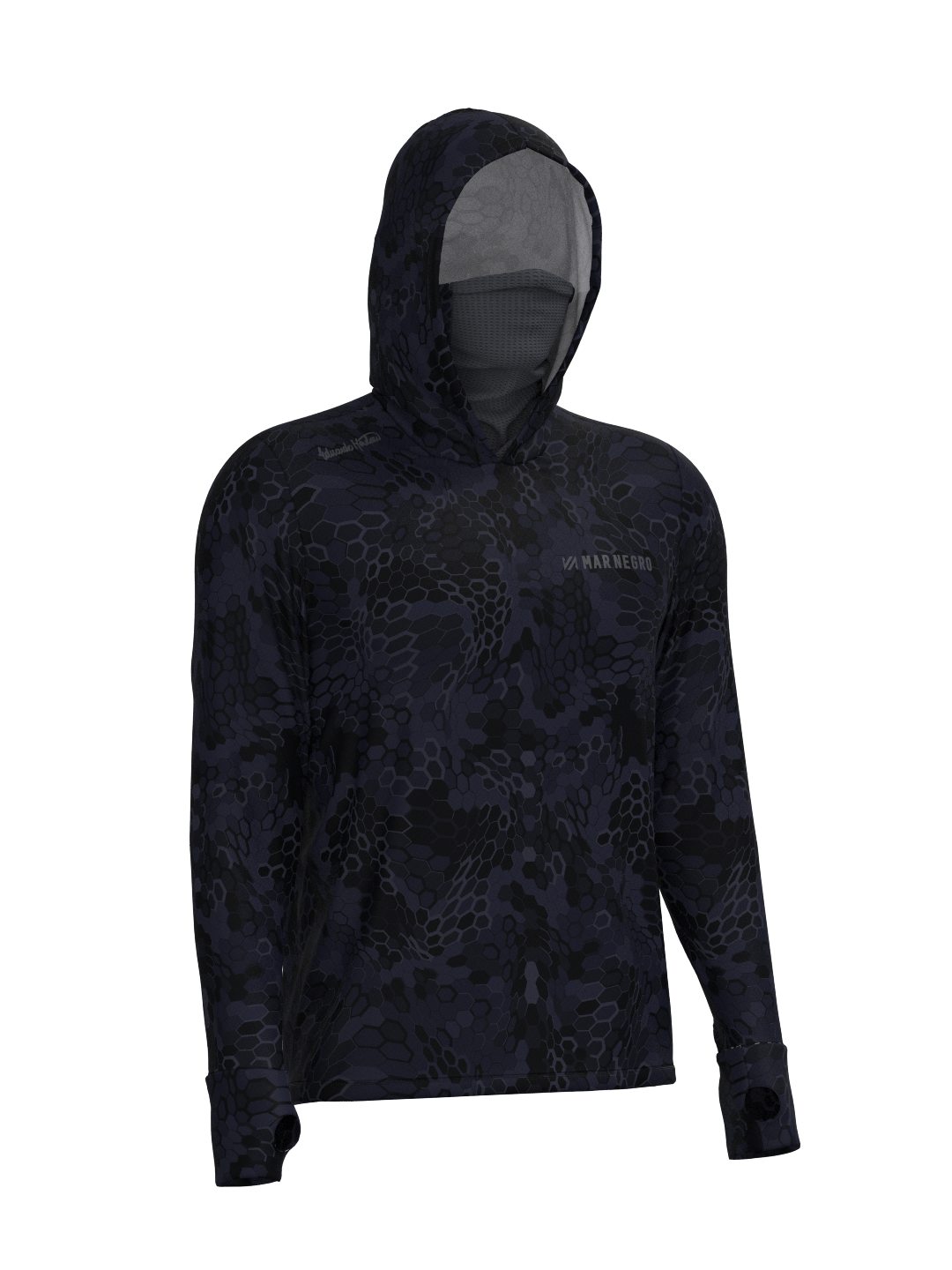 Camiseta X-Protection 360 Poliamida Estampada - Mar Negro
