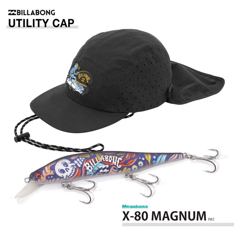 メガバスビラボン X-80 MAGNUM SKULL SURFER BILLABONG x MEGABASS UTILITY CAP X-80 MAGNUM 2026 – Thiago Aguera