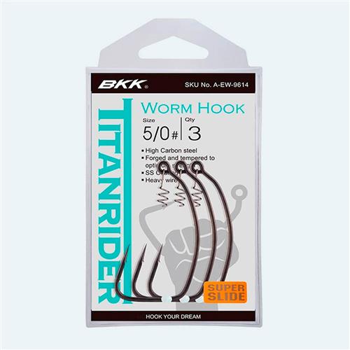 Anzol BKK Worm Hook Titanrider