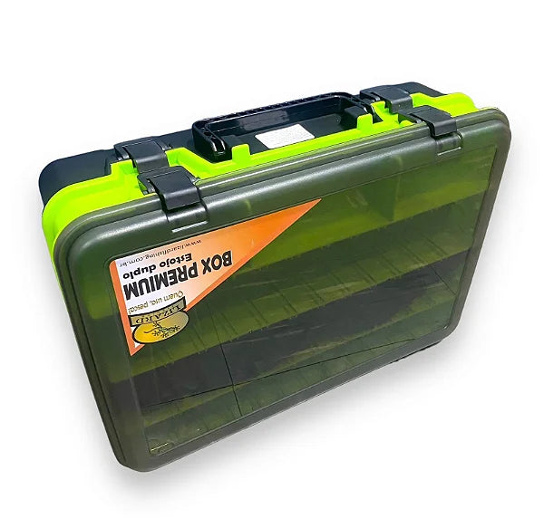 Caixa De Pesca Box Premium Lizard Estojo Duplo