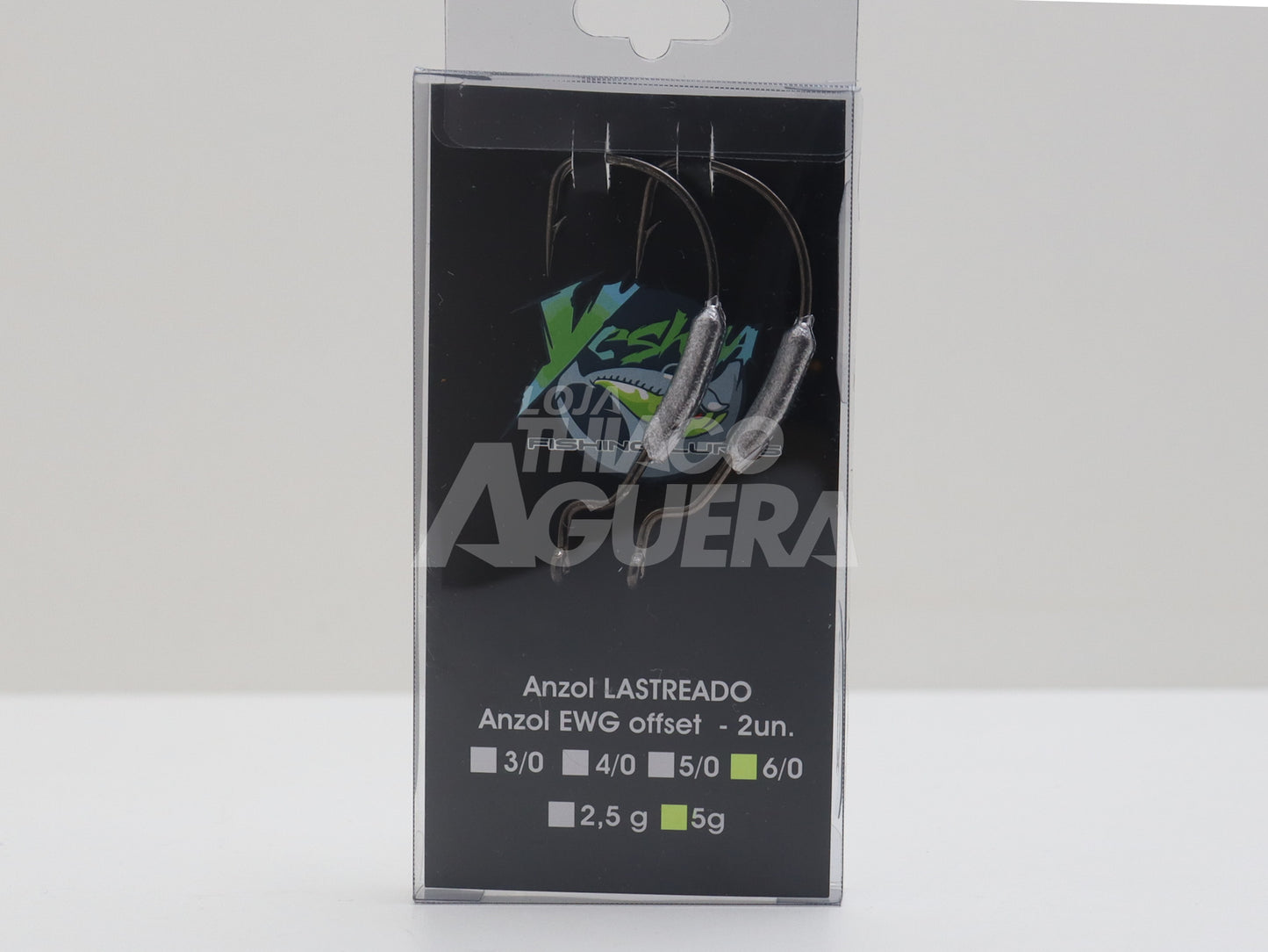 Yeshua Fishing Lures Anzol Lastreado EWG Offset 2 unidades