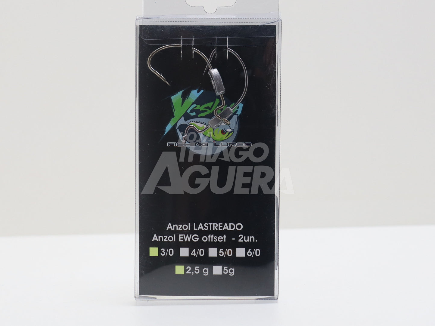 Yeshua Fishing Lures Anzol Lastreado EWG Offset 2 unidades