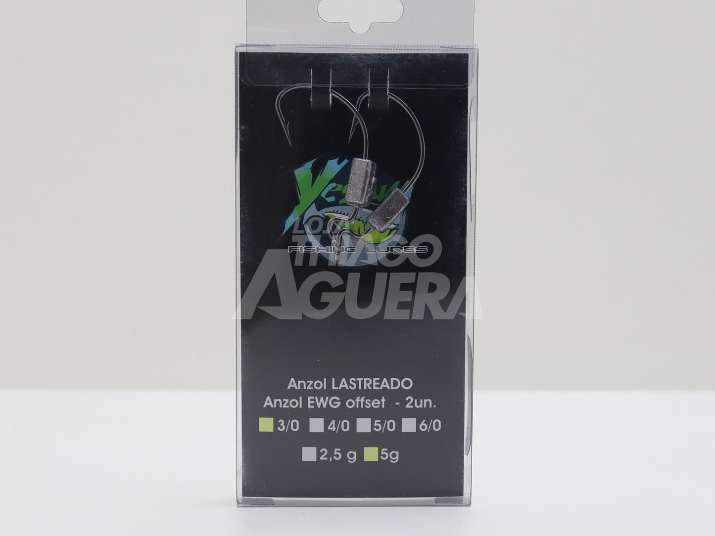 Yeshua Fishing Lures Anzol Lastreado EWG Offset 2 unidades