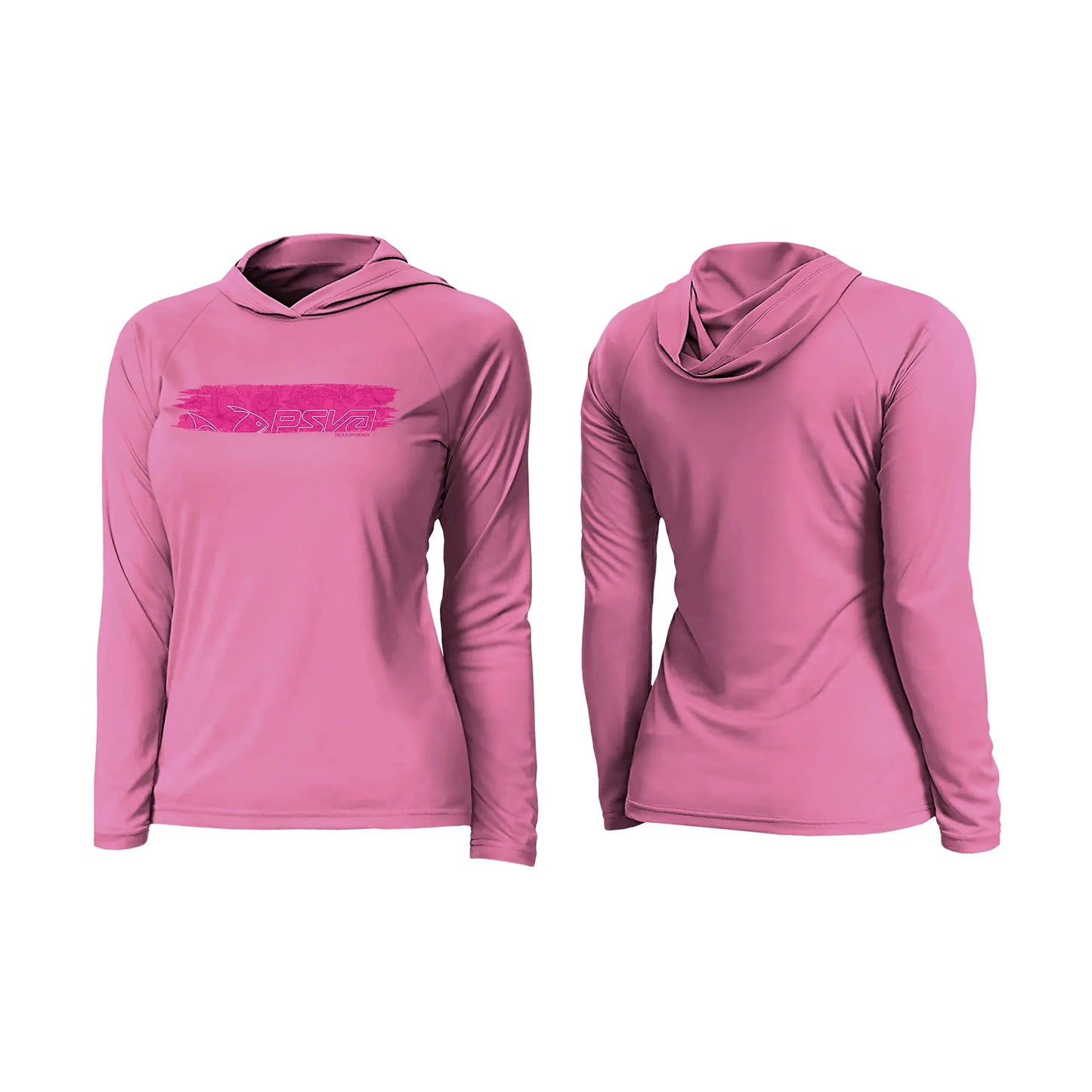 Camiseta Poliamida com Capuz Baby Look Presa Viva