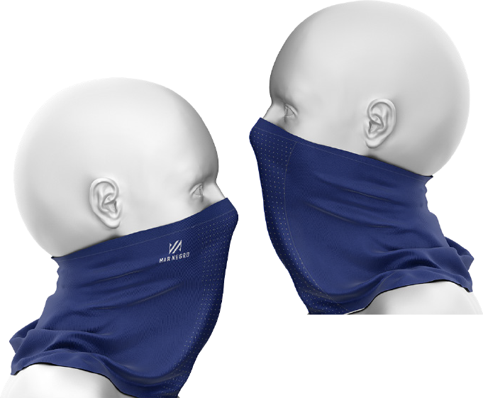 Face Protection Mar negro Poliamida Premium