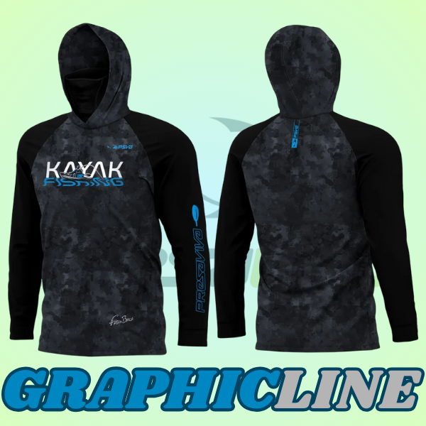 Camiseta Presa Viva Poliamida C/Capuz e Tube Neck Baca GraphicLine 2025
