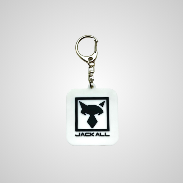Chaveiro de Borracha Jackall Branco