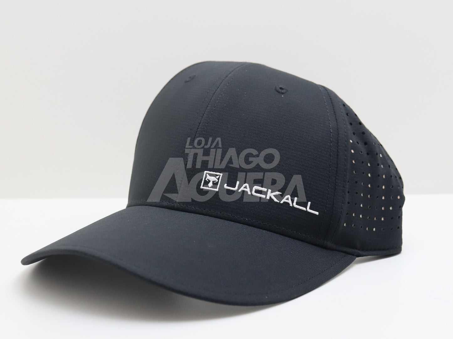 Boné Jackall Dot Hole Cap Black