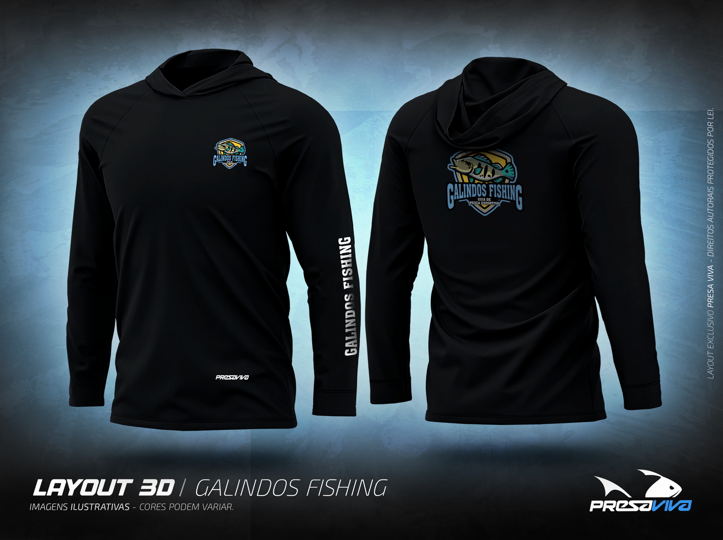 Camiseta Poliamida Presa Viva