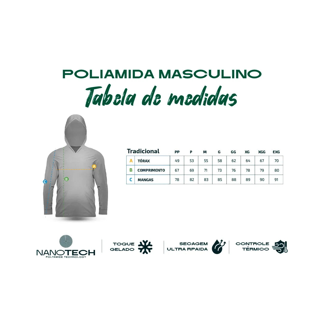 Camiseta Poliamida Presa Viva