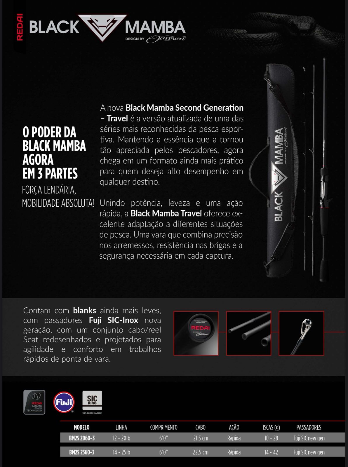 Vara Black Mamba - Redai 2025