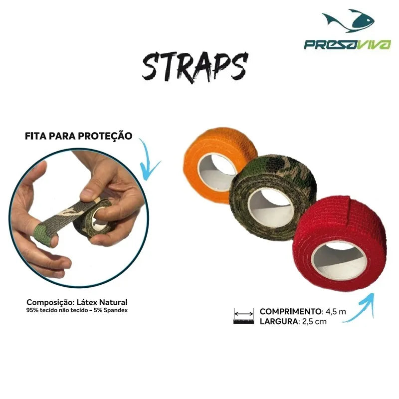 Fita Strap Presa Viva (Protetores para os dedos)