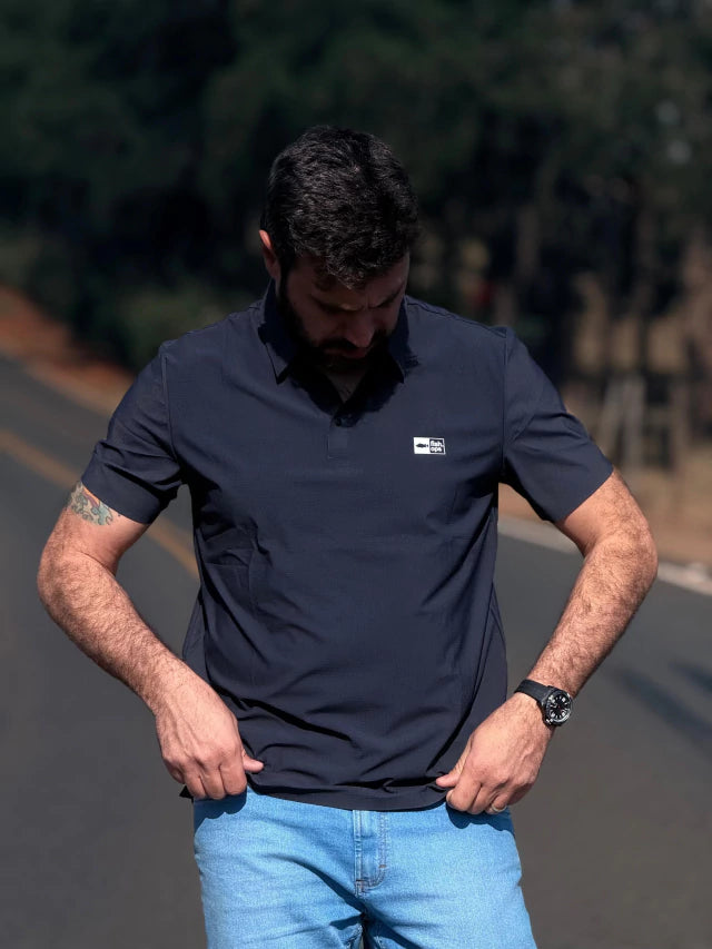 Camiseta Polo Cold Tech - Fish Ops