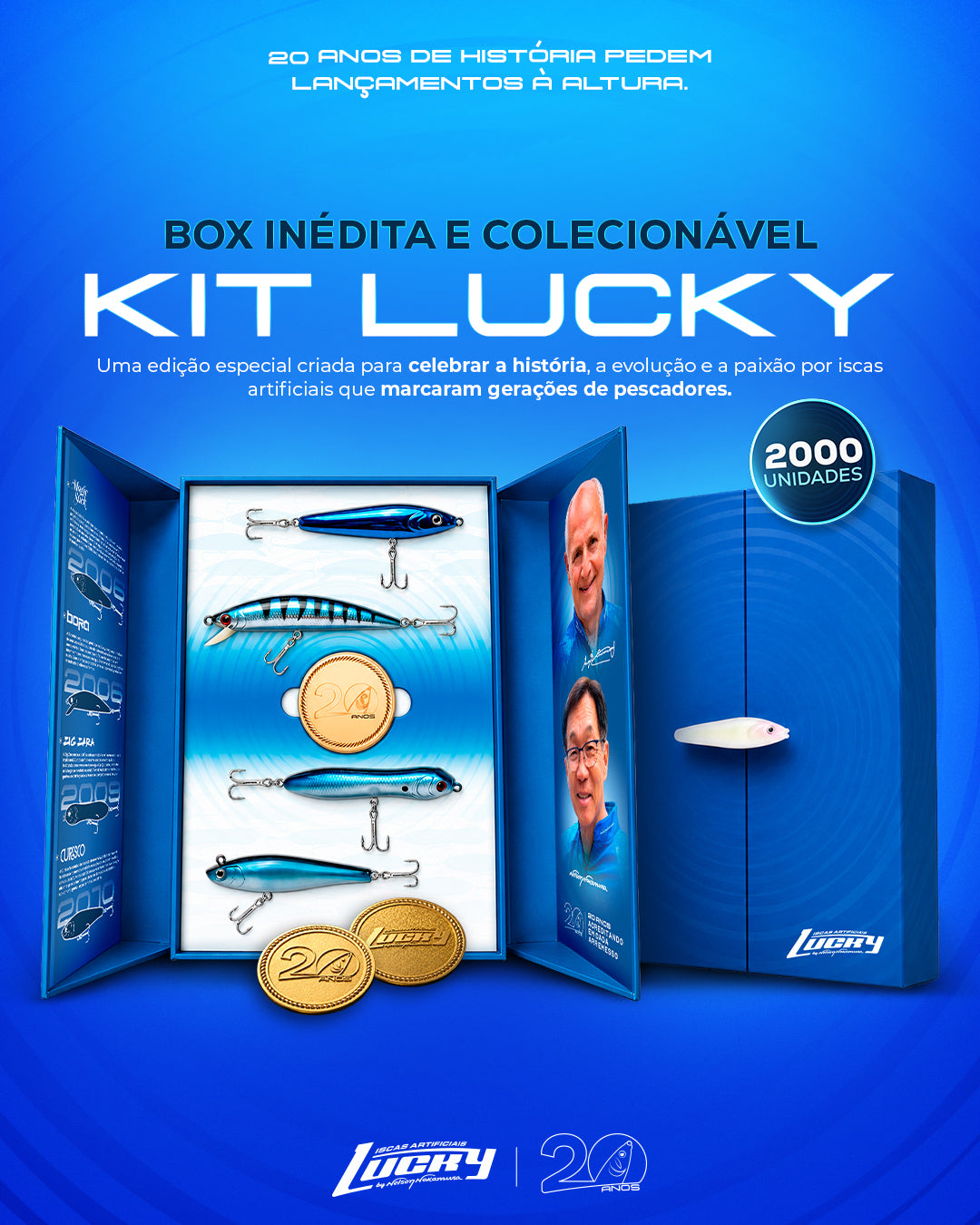 Kit Lucky 20 Anos Edição Limitada