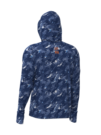 Camiseta X-Protection 360  Poliamida Estampada - Mar Negro