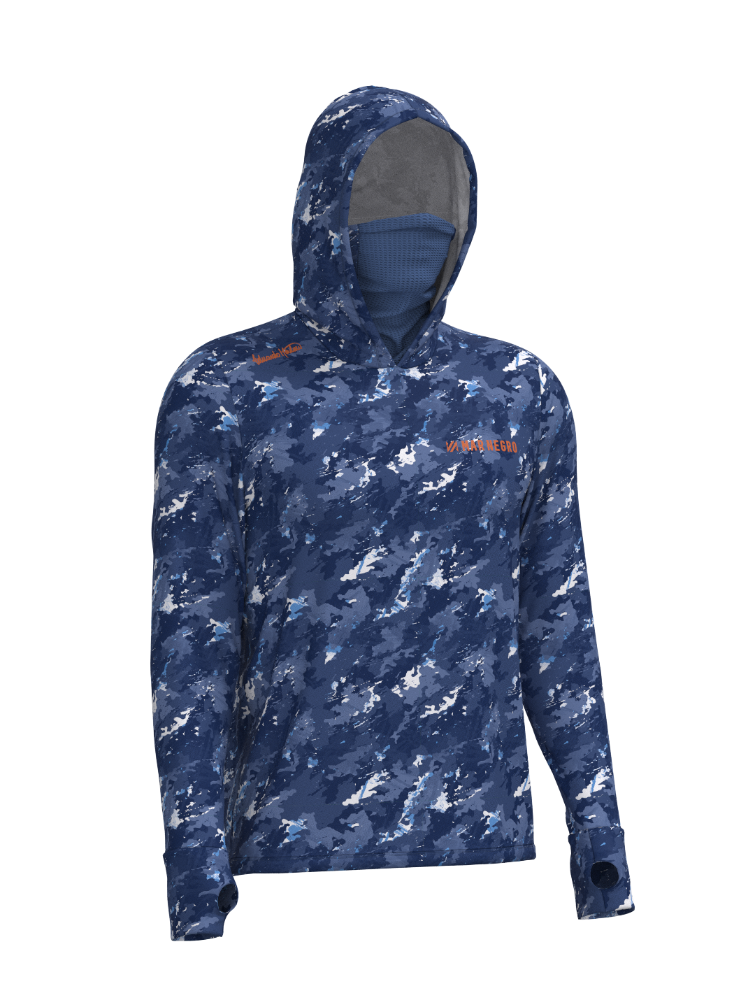 Camiseta X-Protection 360  Poliamida Estampada - Mar Negro