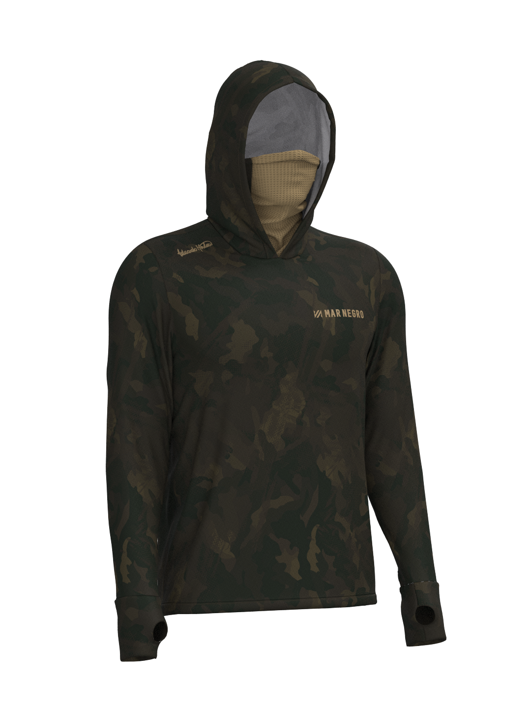 Camiseta X-Protection 360  Poliamida Estampada - Mar Negro