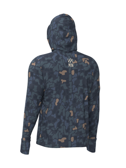 Camiseta X-Protection 360  Poliamida Estampada - Mar Negro