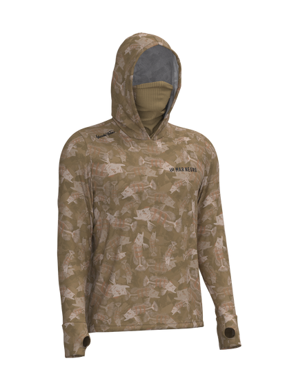 Camiseta X-Protection 360  Poliamida Estampada - Mar Negro