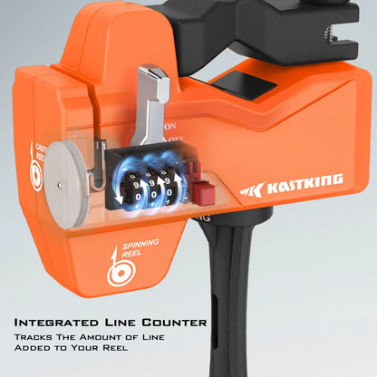 Enrolador de Linha KastKing Kalibrate Lin Spooler W Line Counter