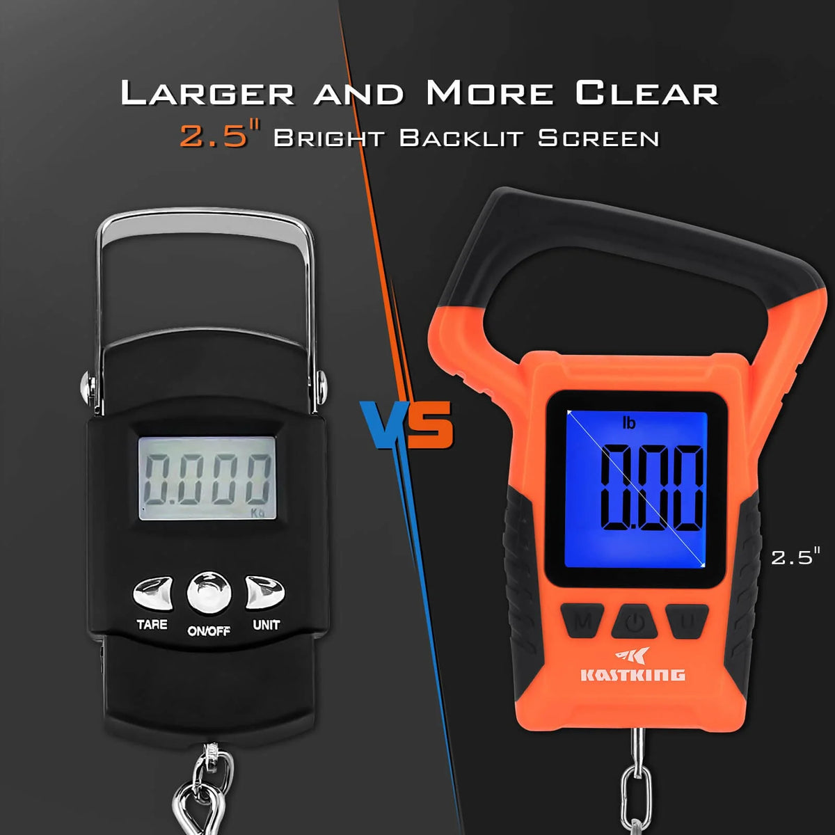 Balança Digital Kastking Wideview Waterproof Digital Scale