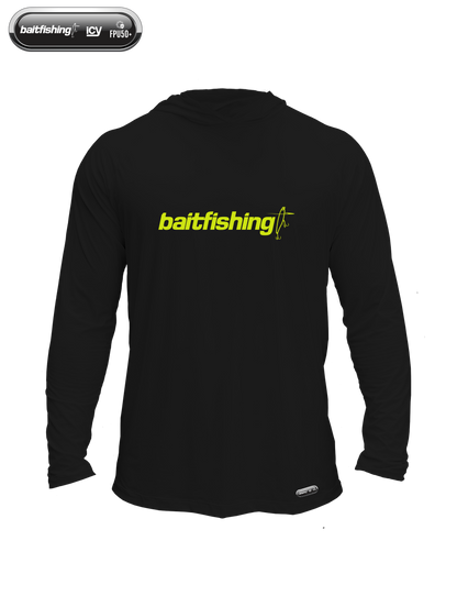 Camiseta Baitfishing Icy Hoodie Hybrid - Camo Lime