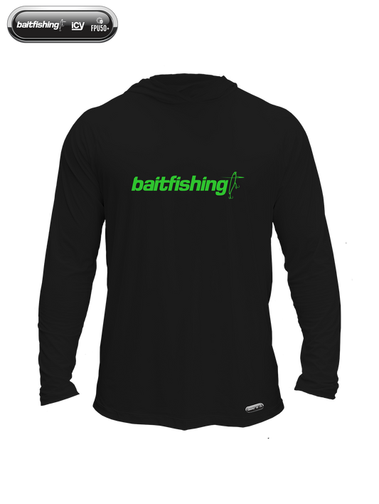 Camiseta Baitfishing ICY Hoodie Geo Verde