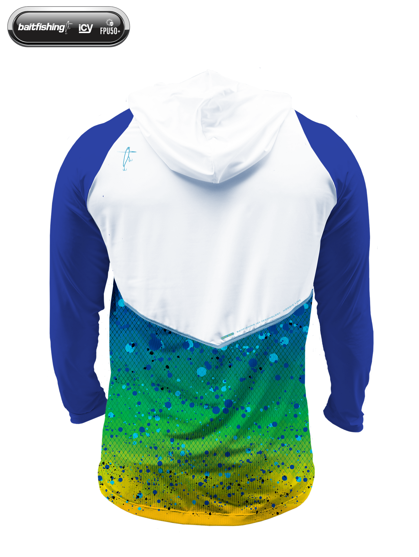 Camiseta Baitfishing Icy Hoodie Minimal - Mahi Mahi