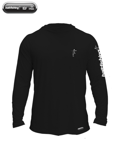 Camiseta Baitfishing Icy Hoodie Minimal - Preto/Branco