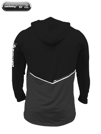 Camiseta Baitfishing Icy Hoodie Minimal - Preto/Branco