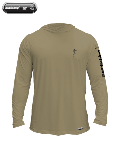 Camiseta Baitfishing Icy Hoodie Minimal - Marrom/Preto