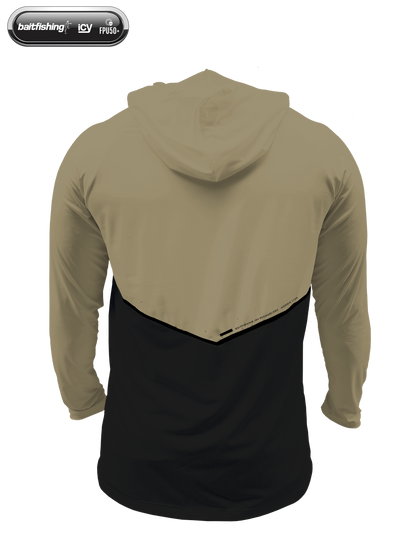 Camiseta Baitfishing Icy Hoodie Minimal - Marrom/Preto