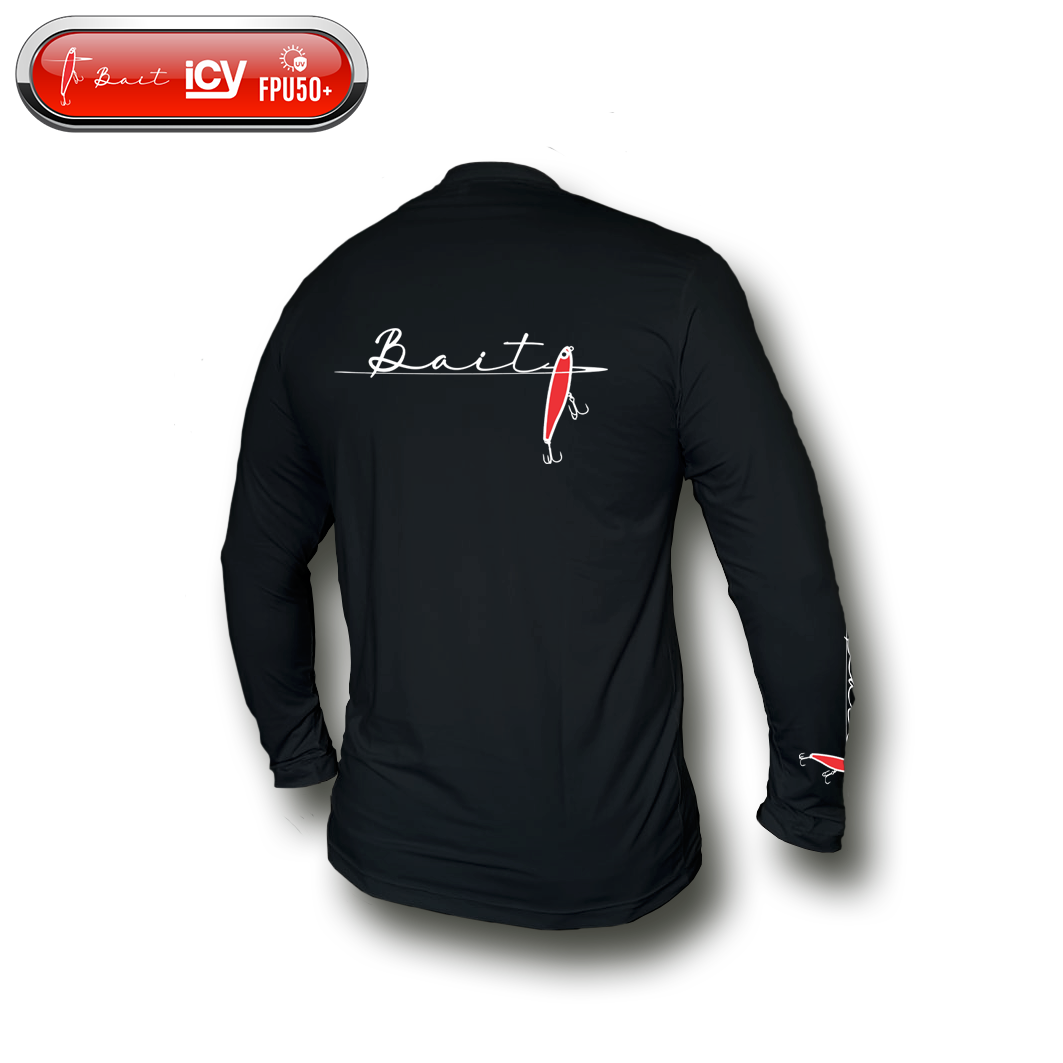 Camiseta Bait Fishing ICY Classic Preta