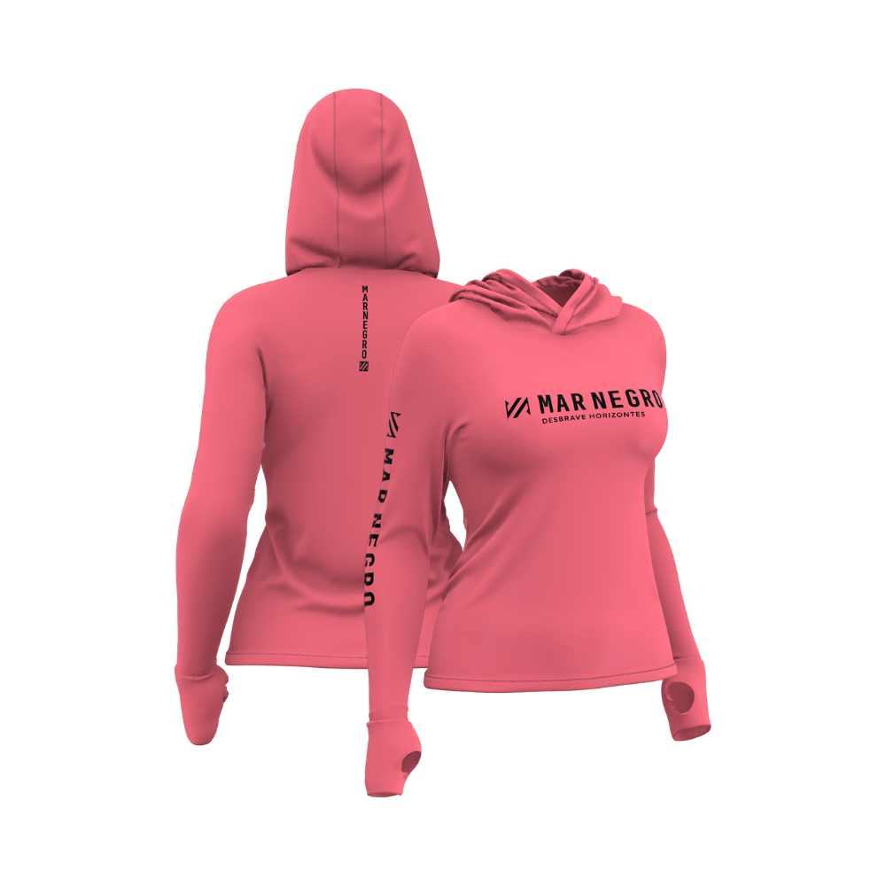 Camiseta Feminina X Protection Poliamida Mar Negro