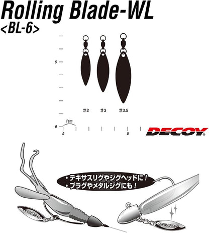 Colher Decoy Rolling Blade WL