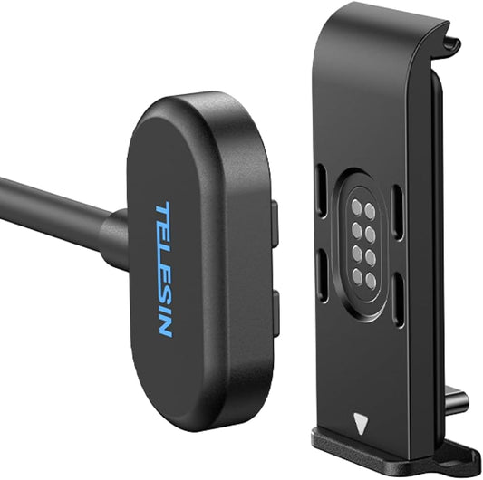 Tampa Lateral Com Carregamento Por Indução Para GoPro Telesin
