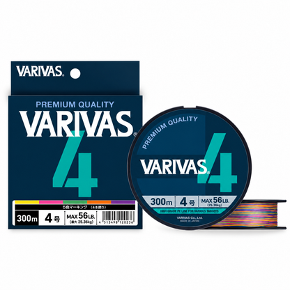 Linha Varivas 4 Multicolor 300m