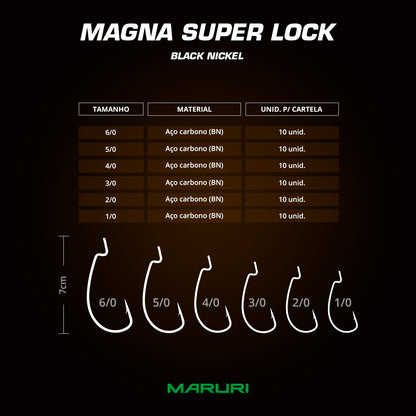Anzol Pinnacle Magna Super Lock c/10