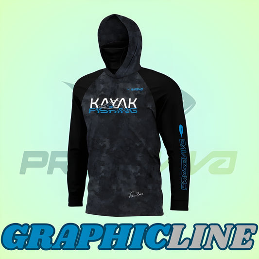 Camiseta Presa Viva Poliamida C/Capuz e Tube Neck Baca GraphicLine 2025