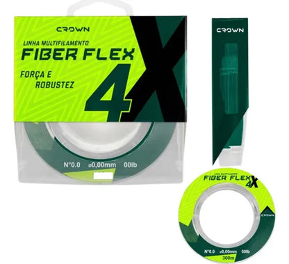 Linha Multifilamento Fiber Flex 4 - Crown