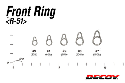 Argola Split Ring Decoy Front Ring R-51