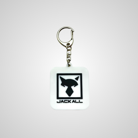 Chaveiro de Borracha Jackall Branco