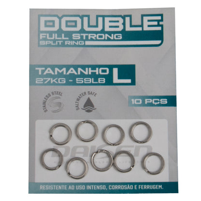 Spit Ring Daisen Double Full Strong Split