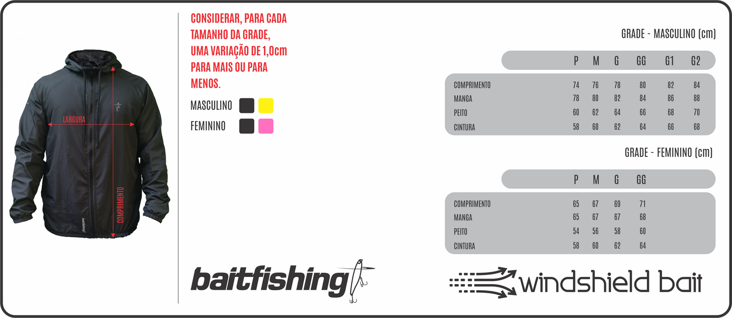 Corta Vento Windhield - Baitfishing