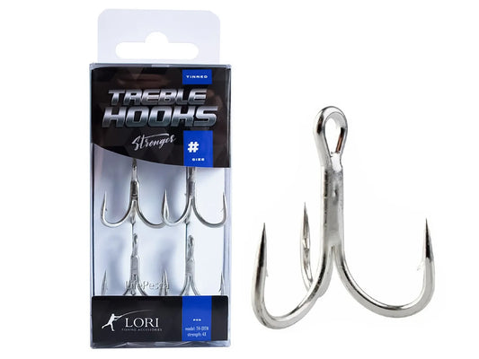 Garateia Lori Treble Hooks Tinned