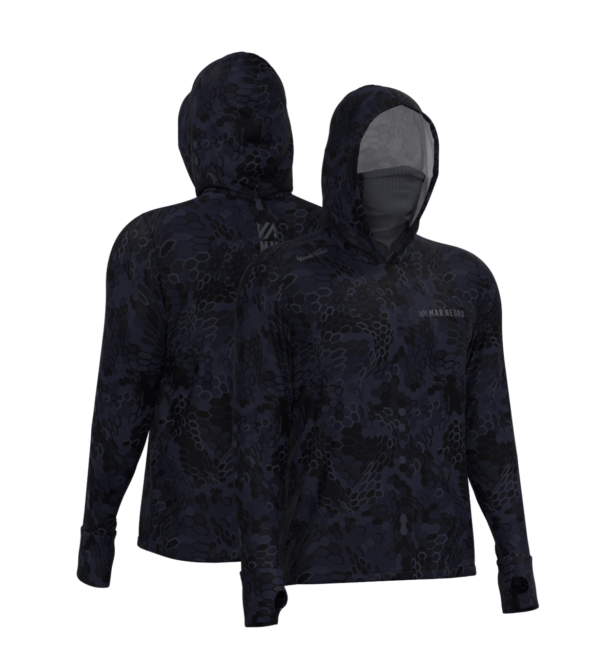 Camiseta X-Protection 360  Poliamida Estampada - Mar Negro