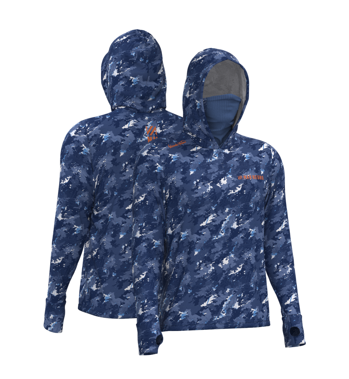 Camiseta X-Protection 360  Poliamida Estampada - Mar Negro