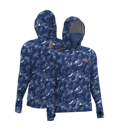 Camiseta X-Protection 360  Poliamida Estampada - Mar Negro