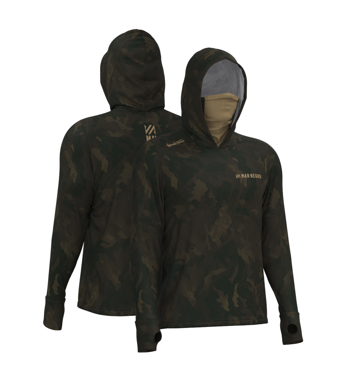 Camiseta X-Protection 360  Poliamida Estampada - Mar Negro