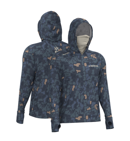 Camiseta X-Protection 360  Poliamida Estampada - Mar Negro